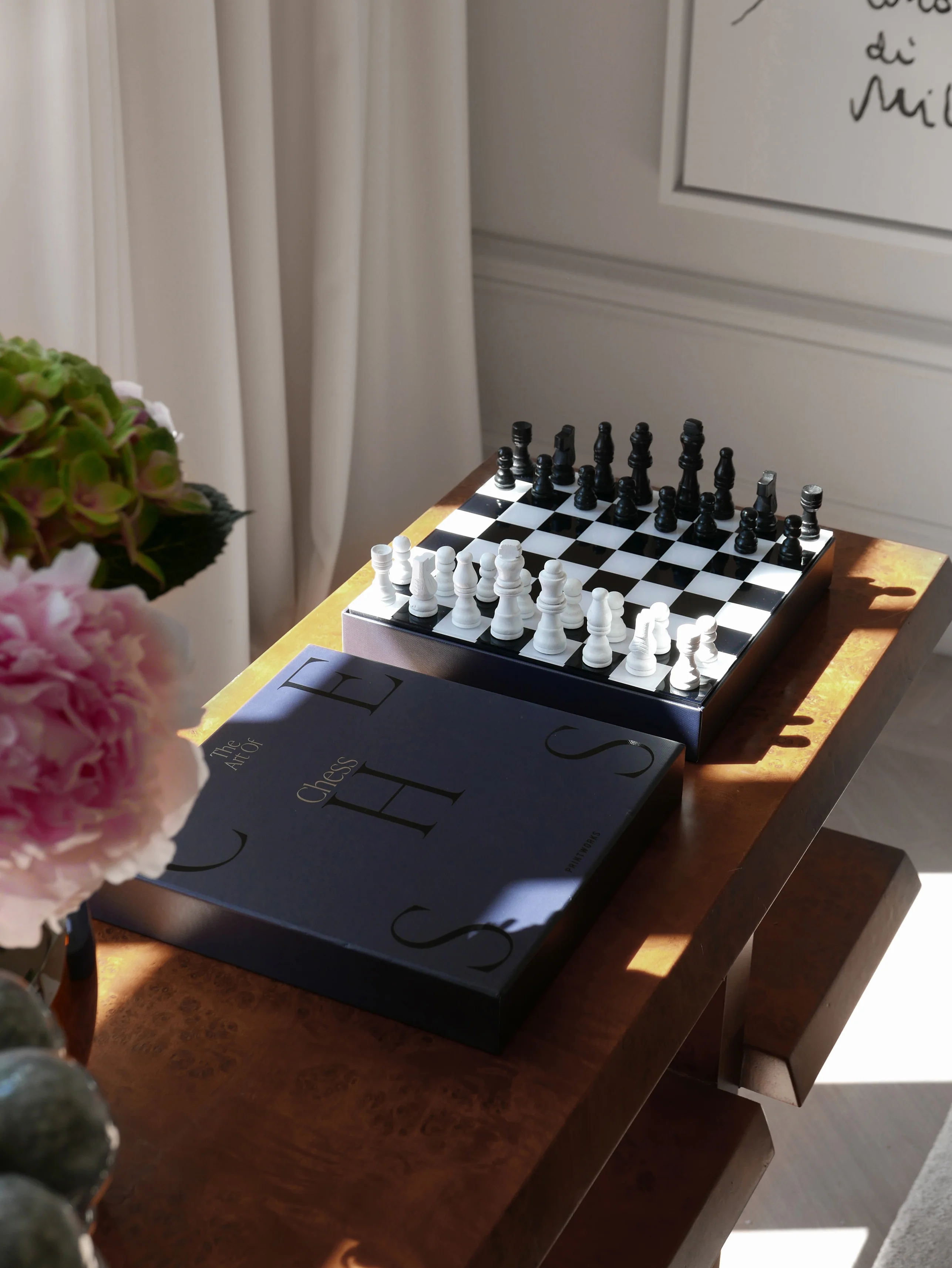 Zestaw do gry w szachy ART OF CHESS granatowy - Image 7