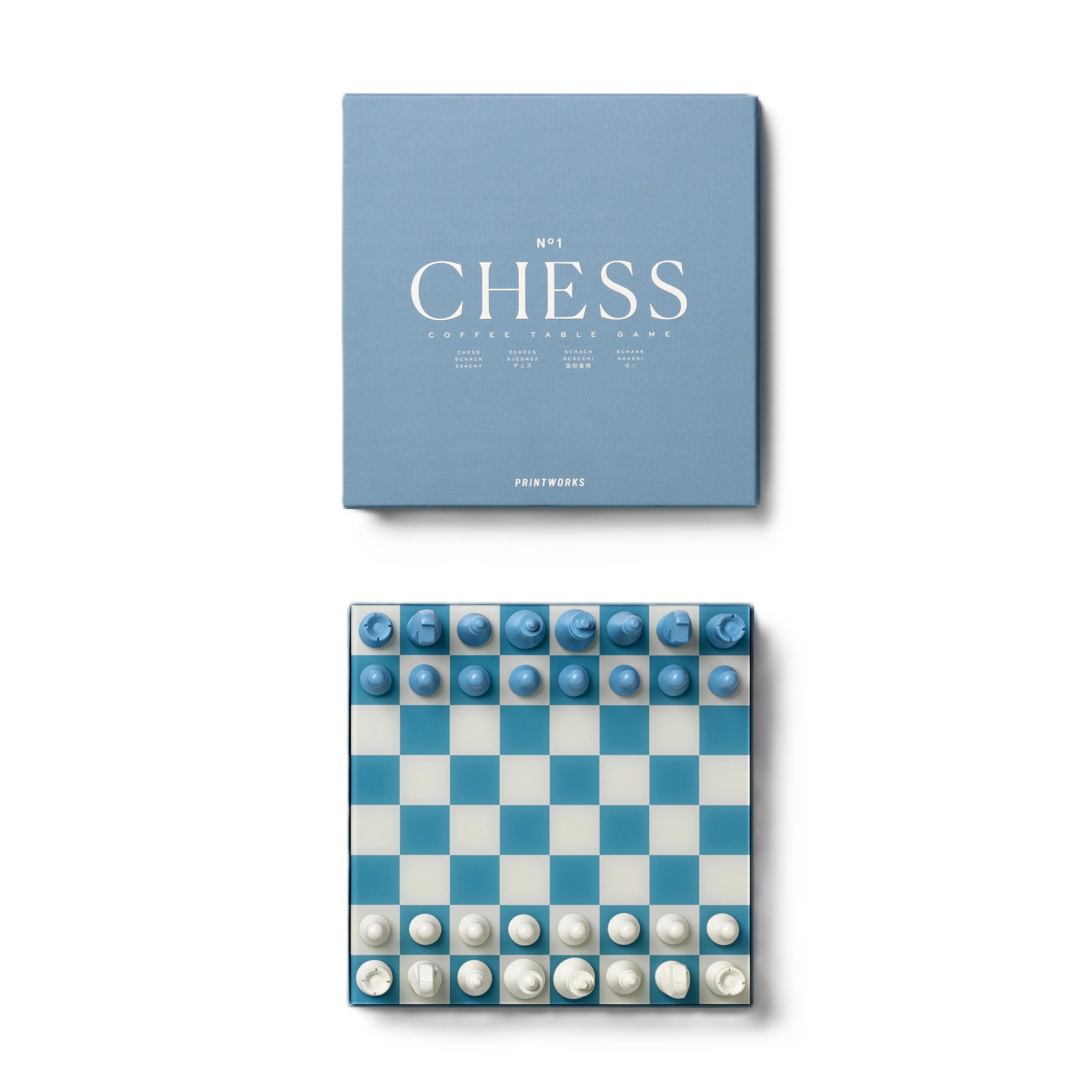 Zestaw do gry w szachy CHESS CLASSIC niebieski