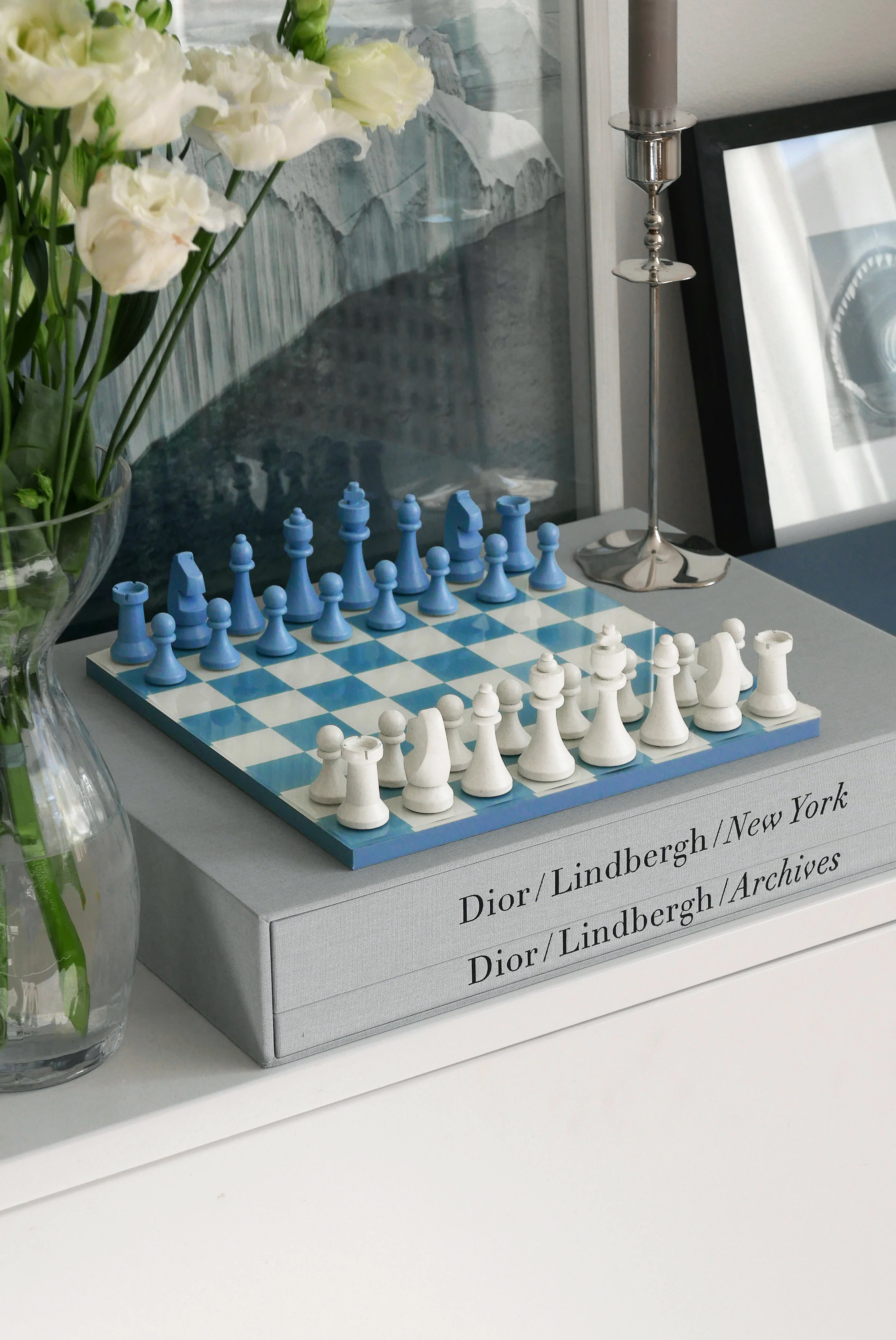 Zestaw do gry w szachy CHESS CLASSIC niebieski - Image 2
