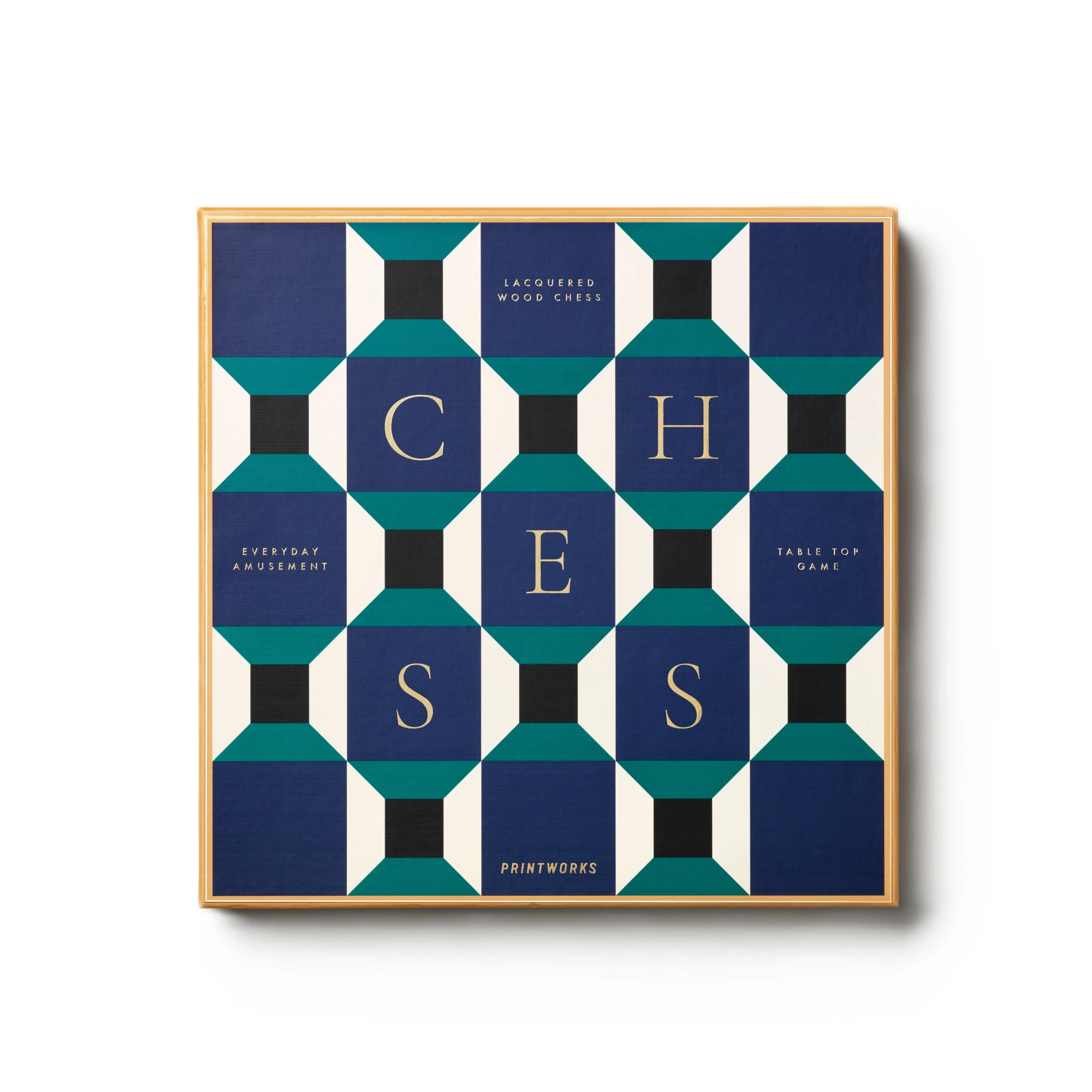 Zestaw do gry w szachy LACQUERED CHESS ATHENA niebieski - Image 4