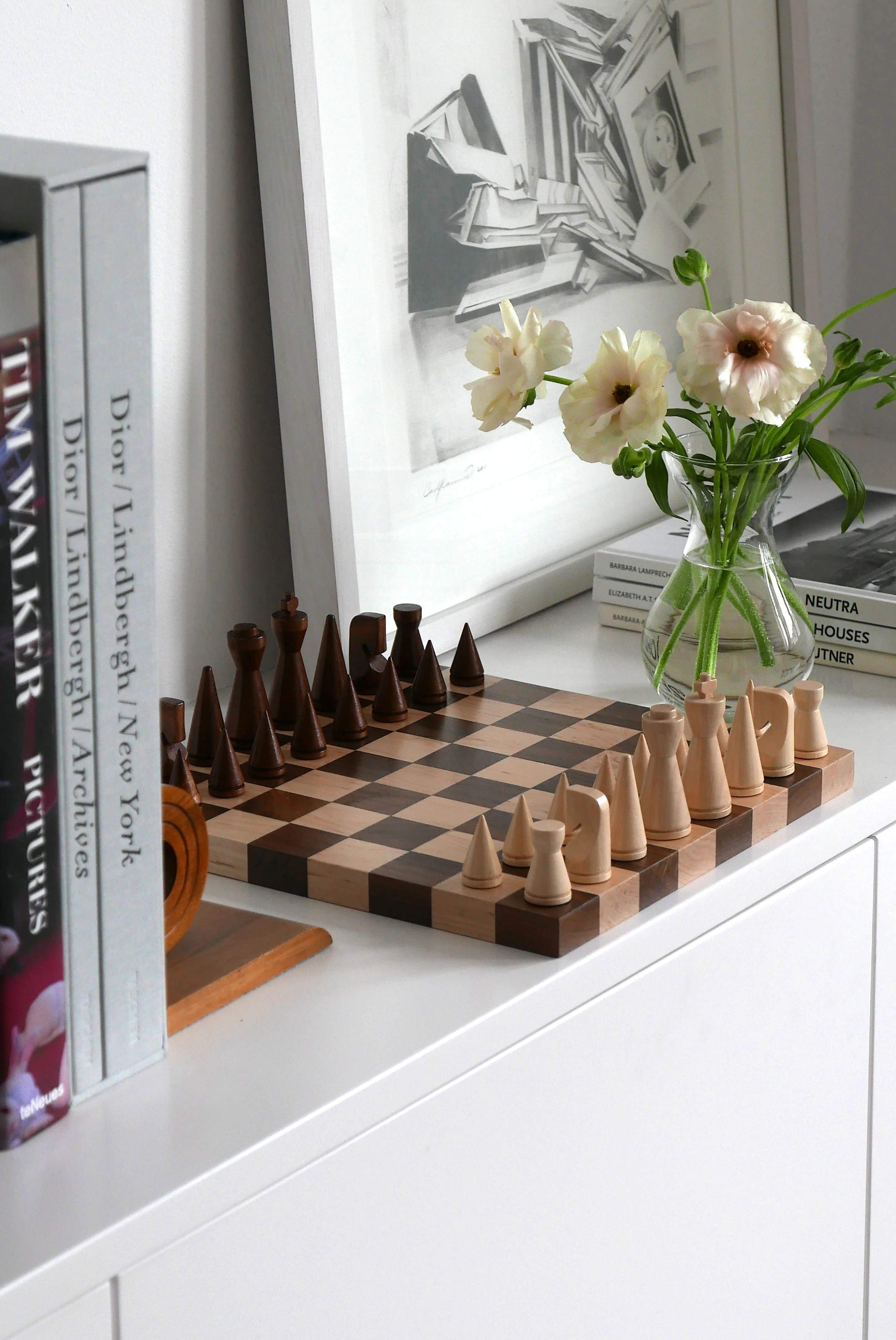 Zestaw do gry w szachy MINIMALIST CHESS drewno - Image 4