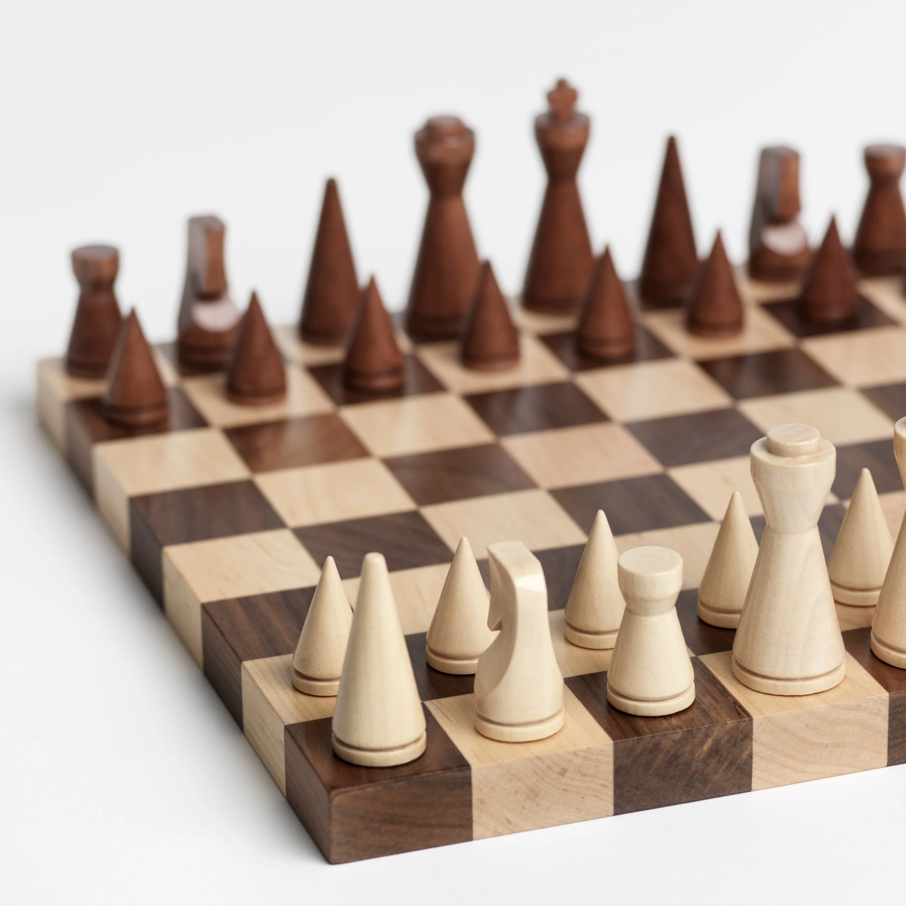 Zestaw do gry w szachy MINIMALIST CHESS drewno - Image 6