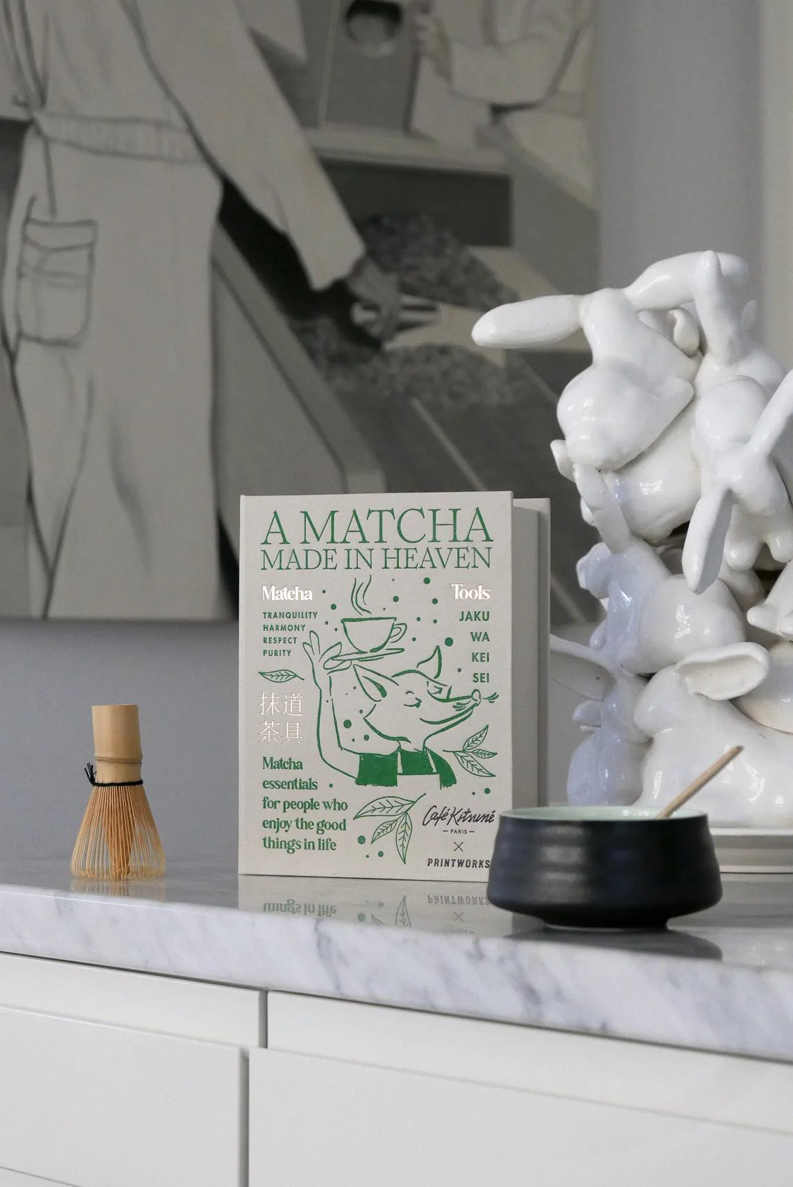 Zestaw do parzenia matchy MATCHA TOOLS beżowy - Image 5