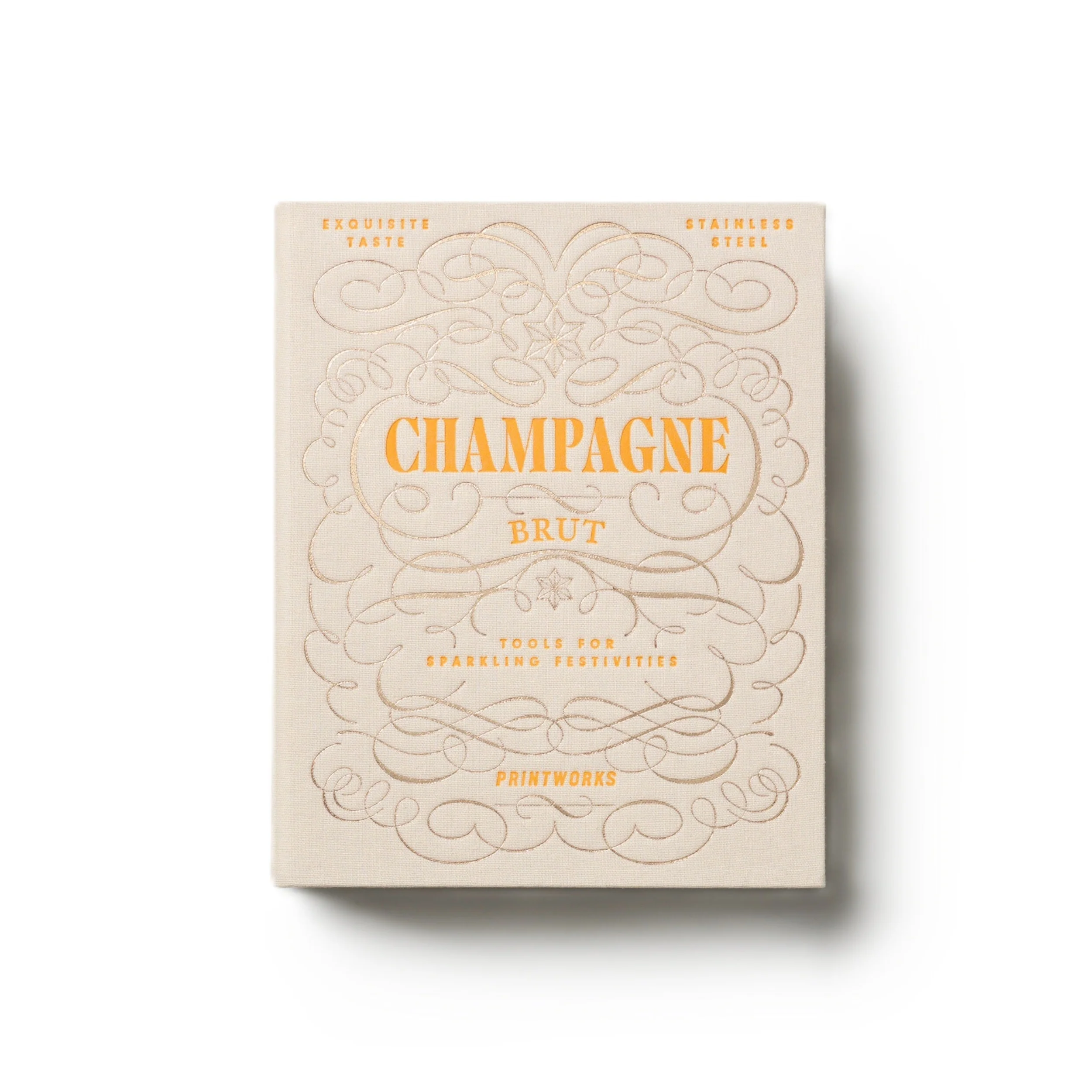 Zestaw do szampana CHAMPAGNE TOOLS beżowy - Image 7