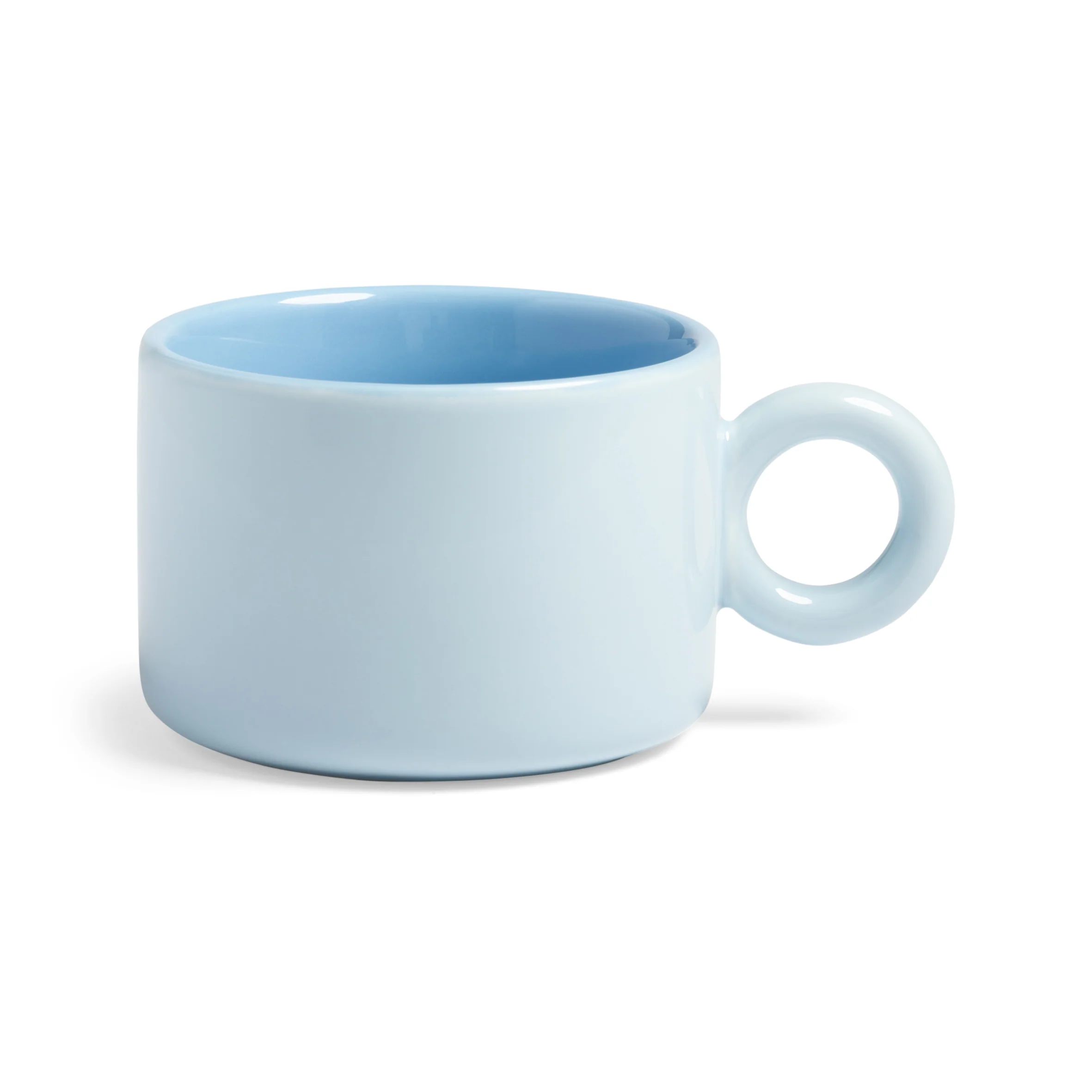 Zestaw filiżanek CHIQUITO niebieska porcelana - Image 5