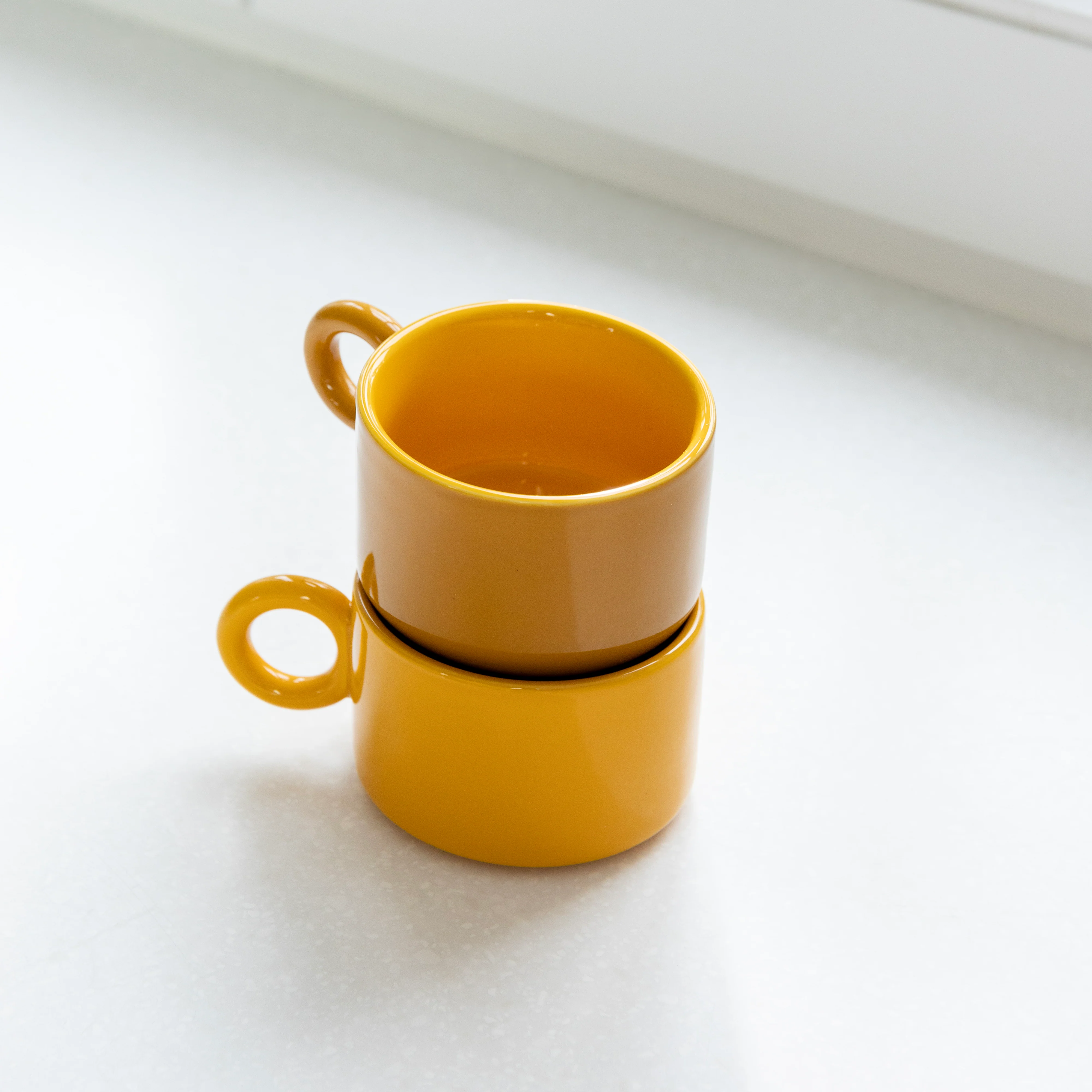 Zestaw filiżanek CHIQUITO żółta porcelana - Image 3