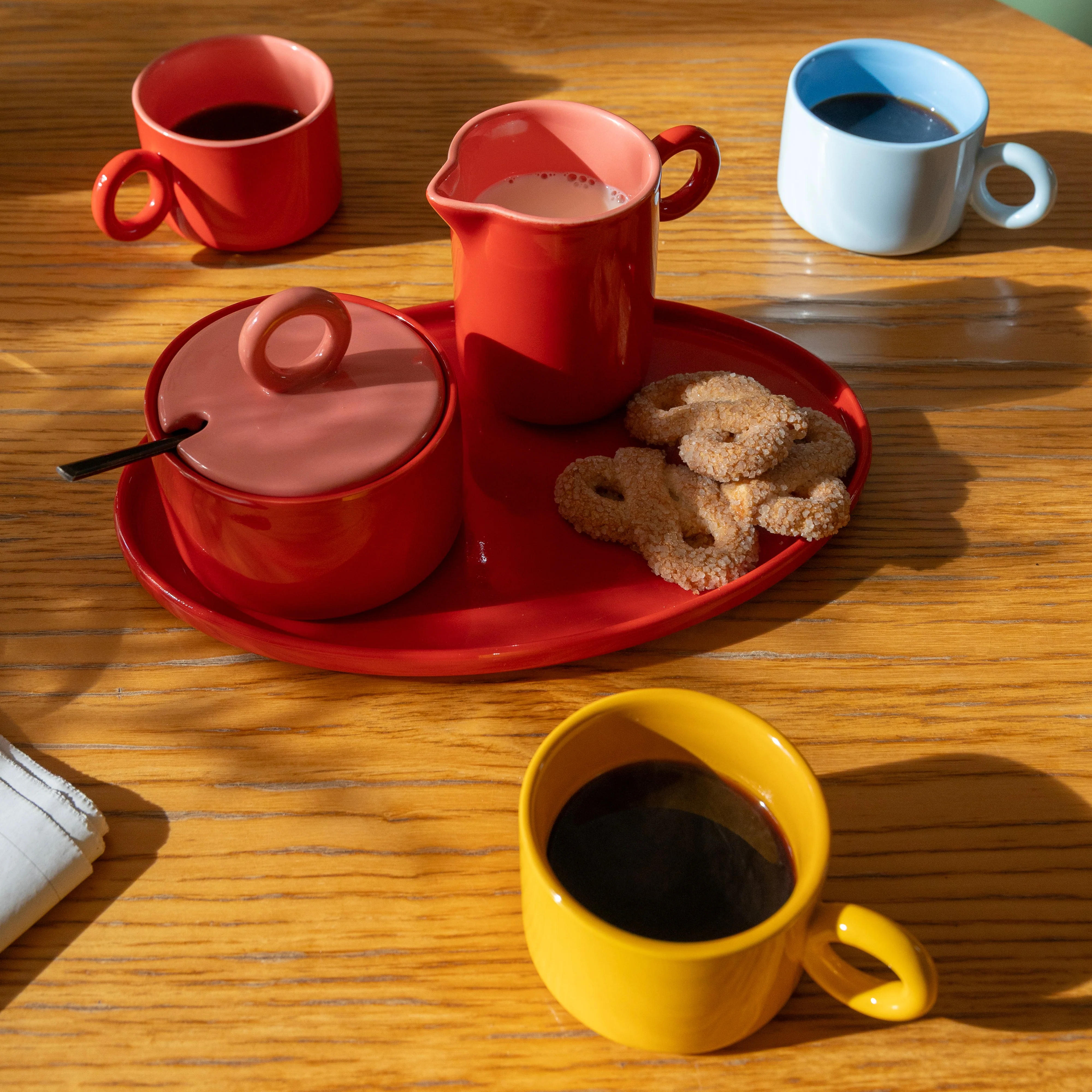 Zestaw filiżanek CHIQUITO żółta porcelana - Image 8