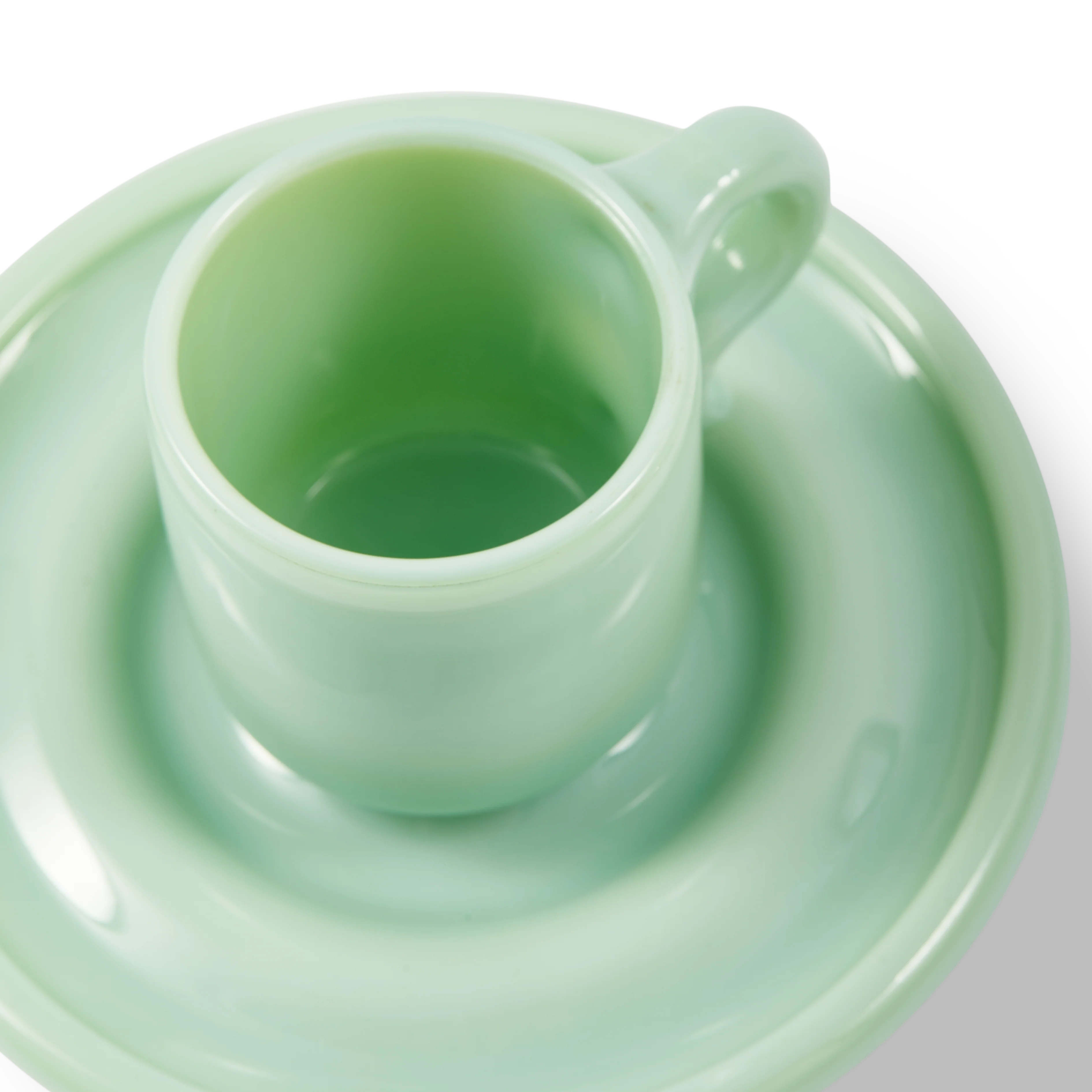 Zestaw filiżanek do espresso GOBI jasnozielony - Image 3