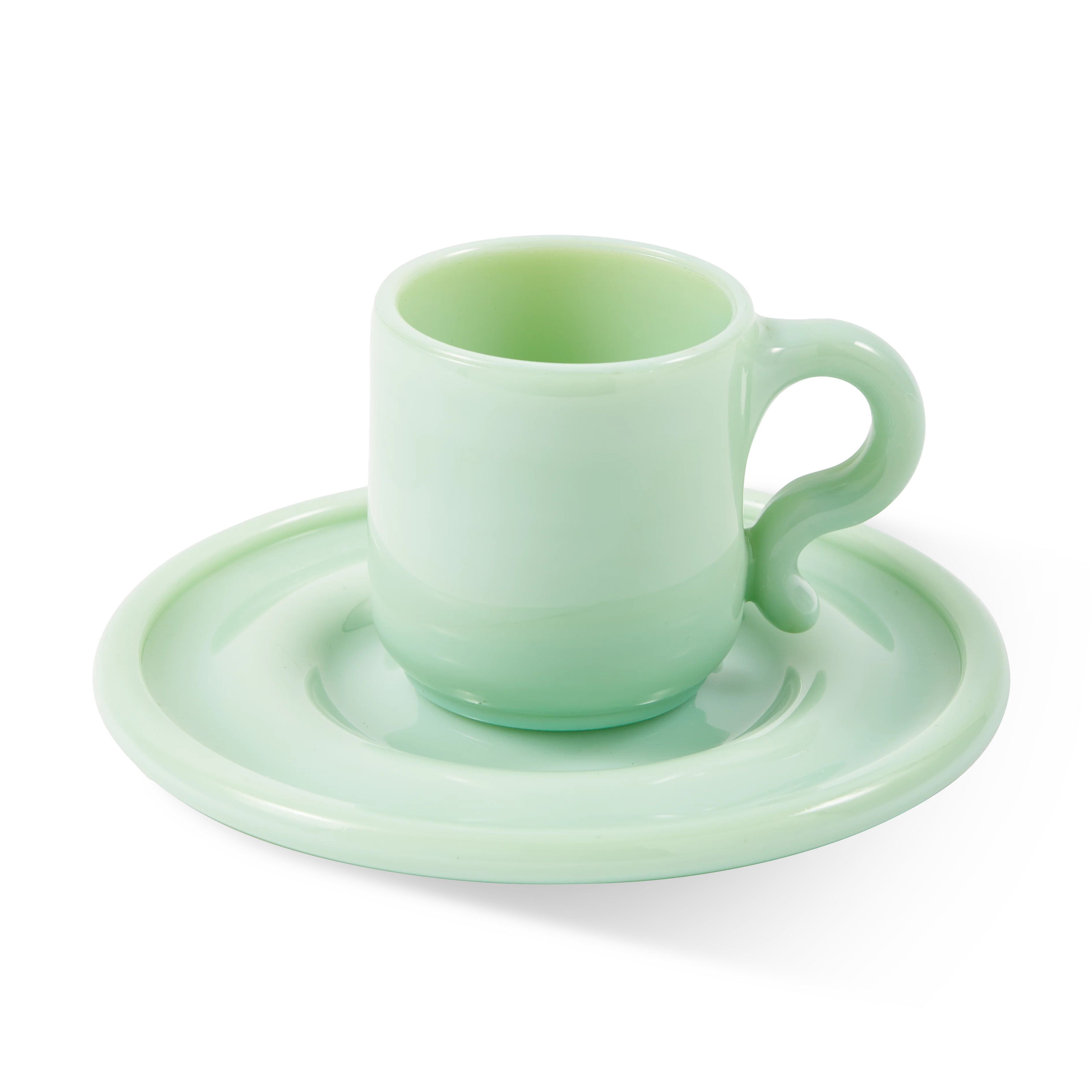 Zestaw filiżanek do espresso GOBI jasnozielony - Image 6