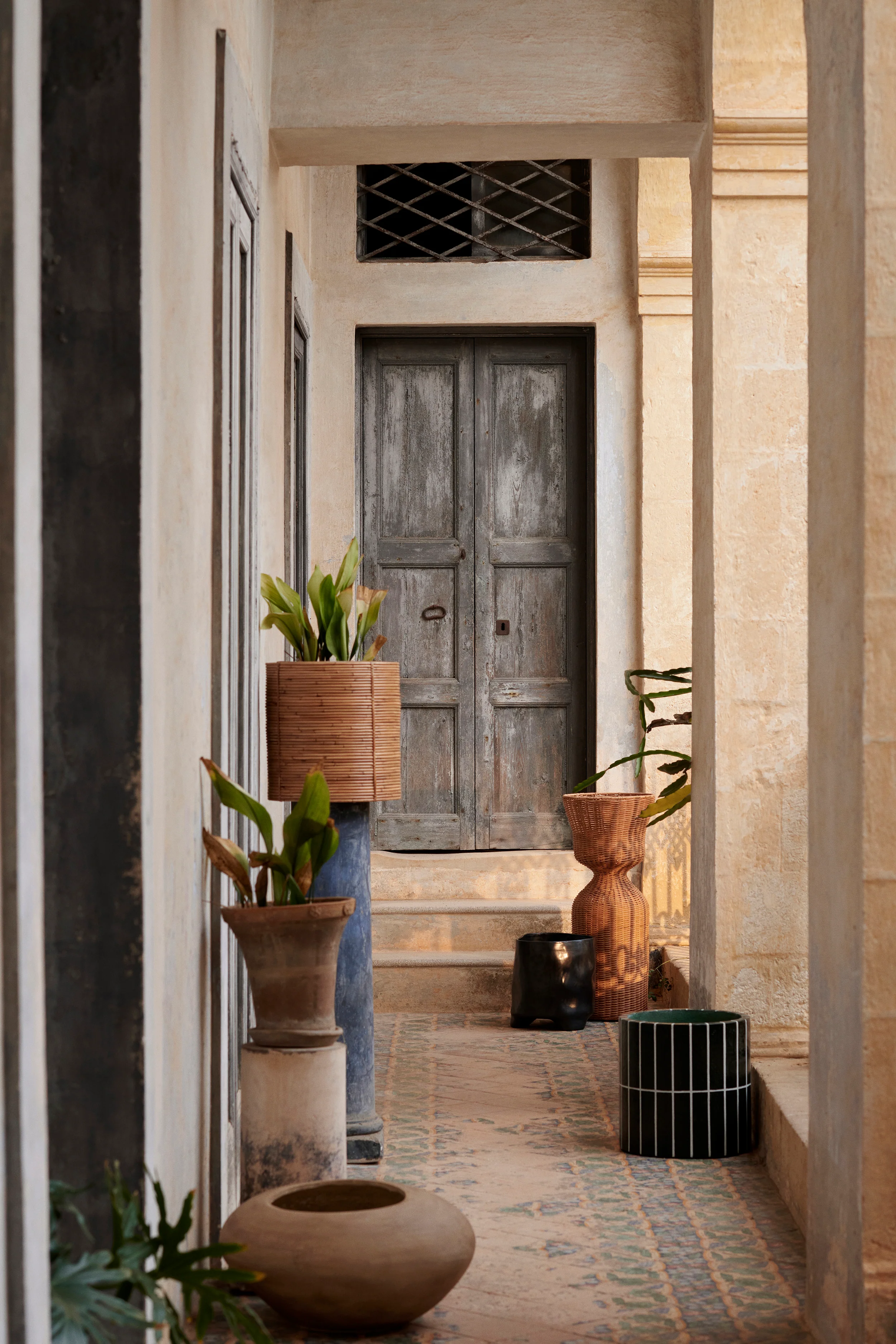 Zestaw koszy COLUMN STORAGE rattan - Image 4