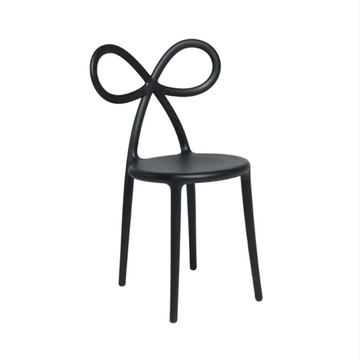 Zestaw krzeseł RIBBON czarny - Image 3
