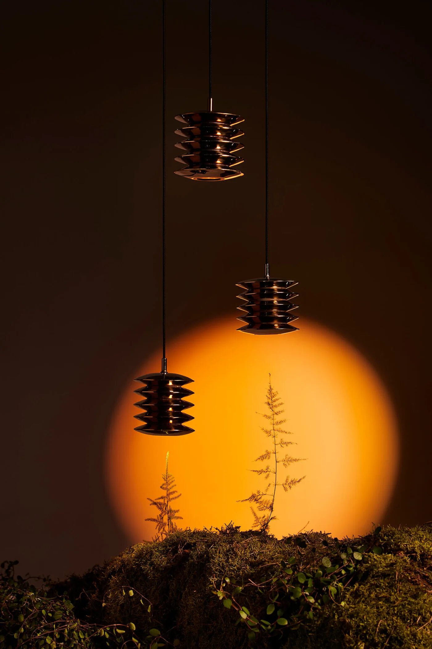 Zestaw lamp wiszących HARMONICA inox - Image 3