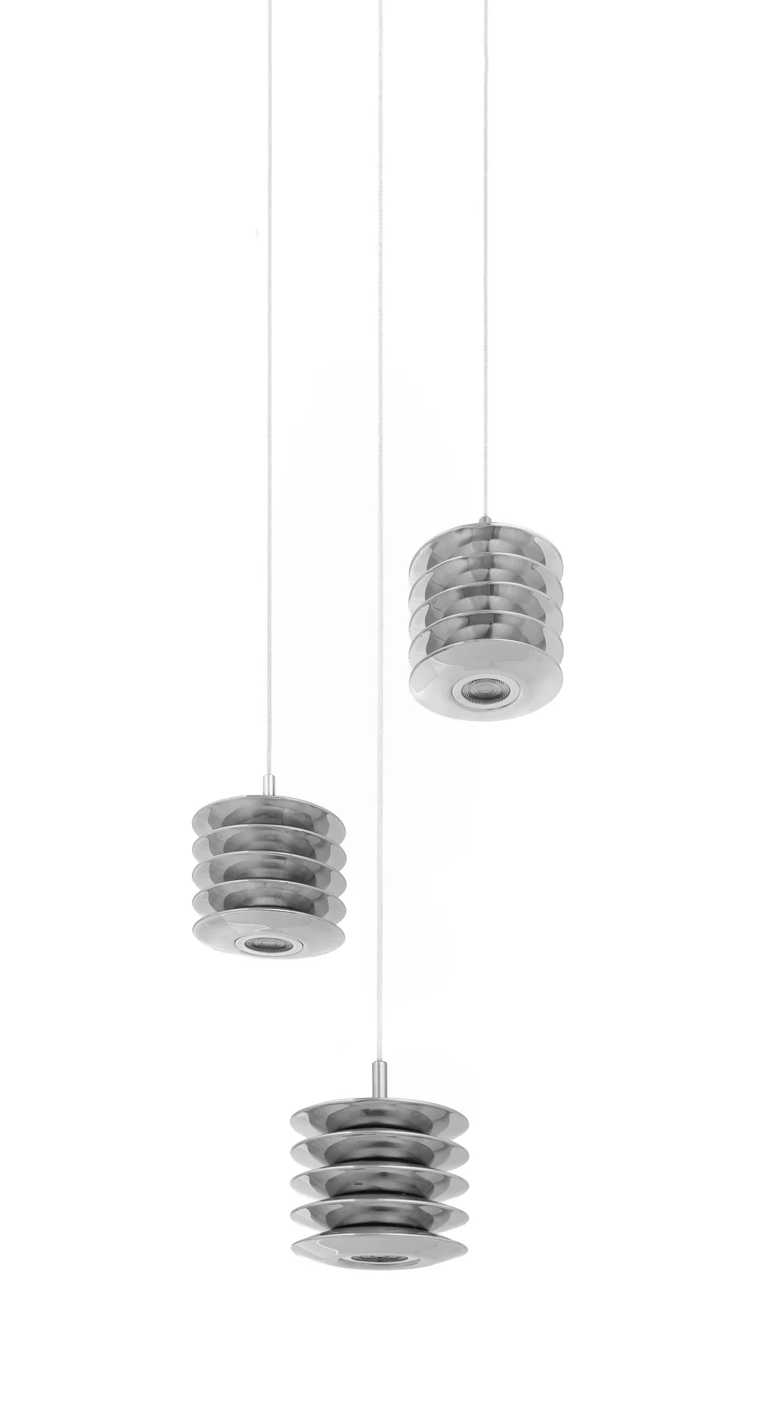 Zestaw lamp wiszących HARMONICA inox - Image 4