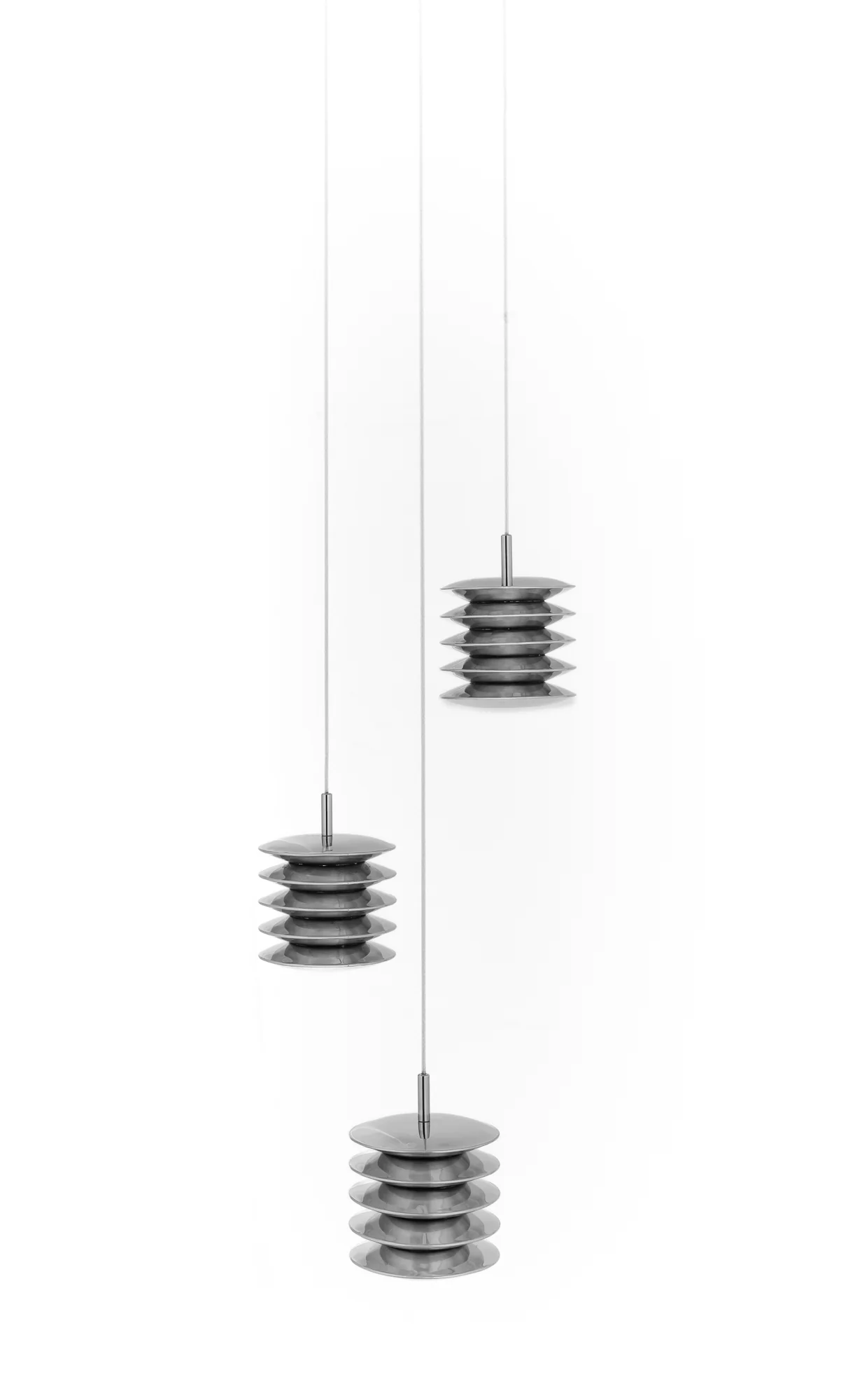Zestaw lamp wiszących HARMONICA inox - Image 7