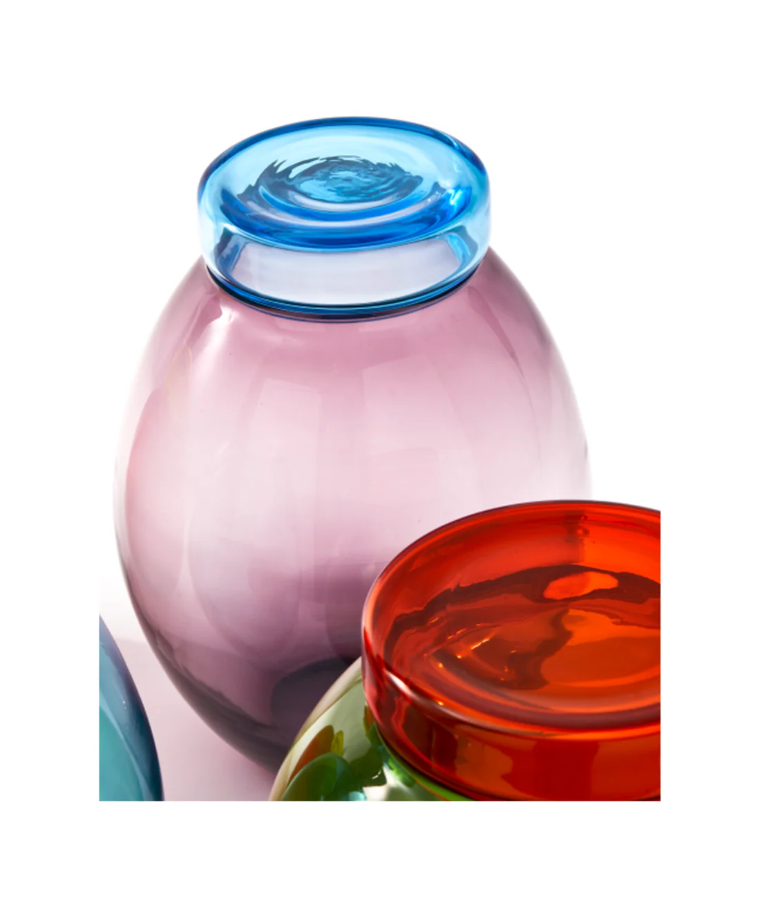 Zestaw słoików BLOATED CAPS AND JARS kolorowe szkło - Image 8