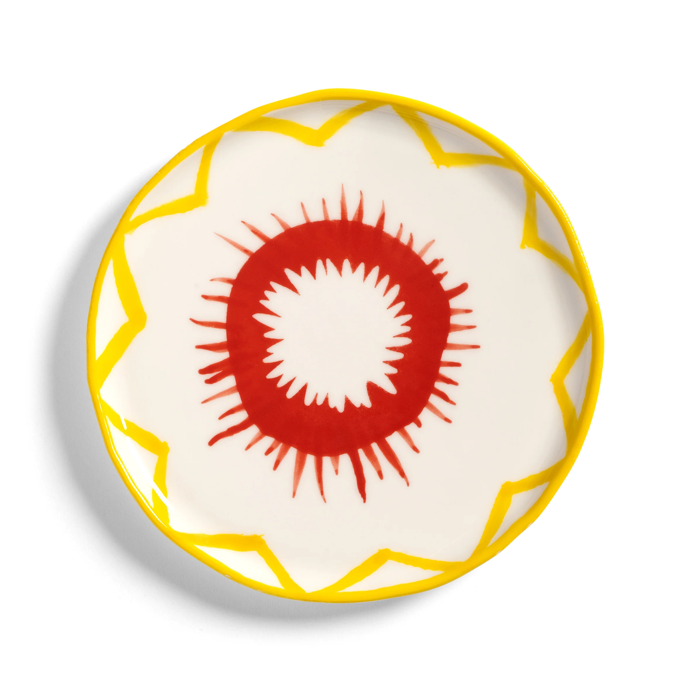 Zestaw talerzy deserowych FESTIVO kolorowa porcelana - Image 8