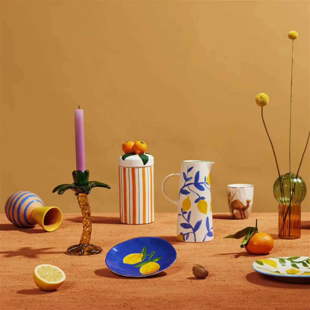 Zestaw talerzyków LEMON FULL kolorowa kamionka - Image 4
