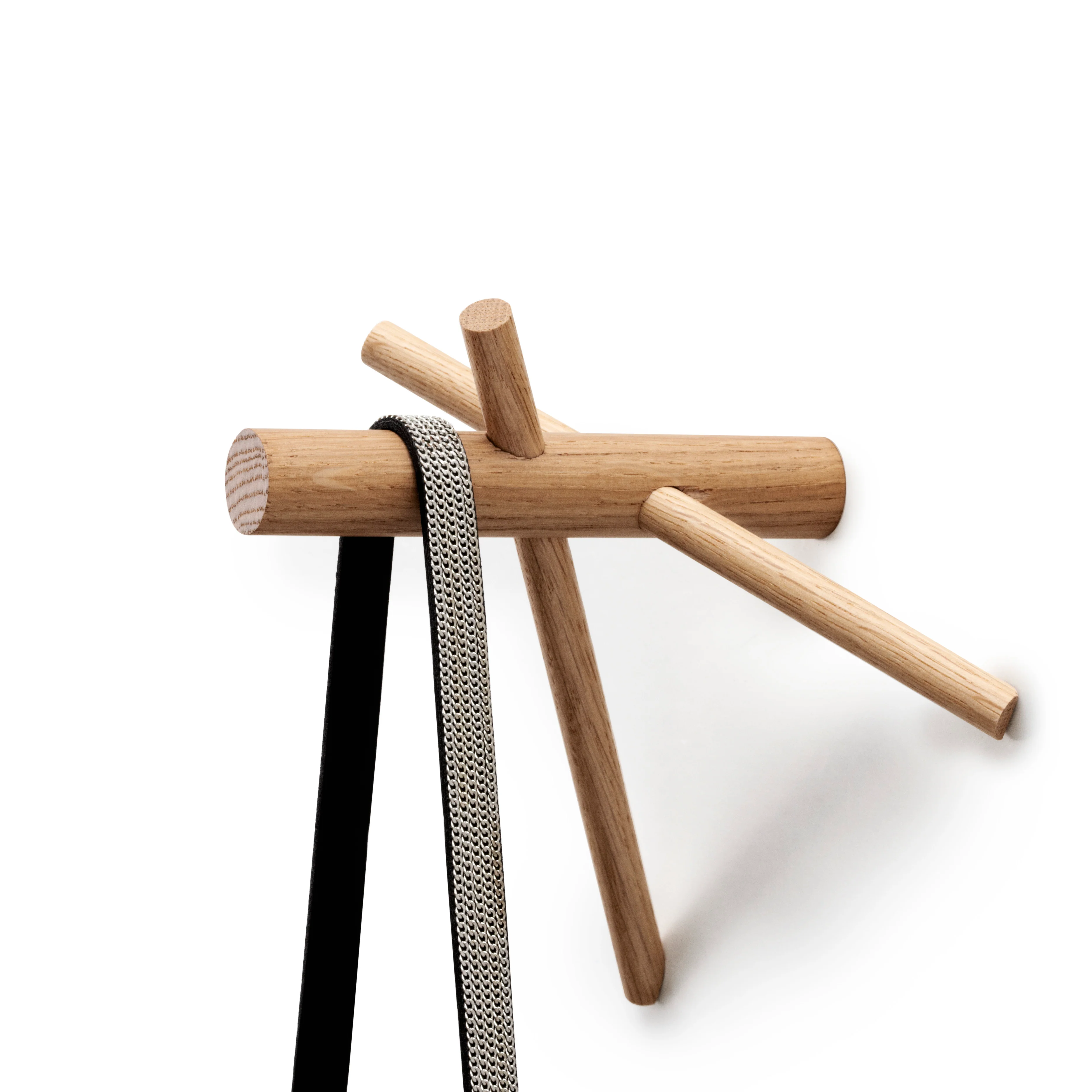 Zestaw wieszaków STICKS drewno dębowe - Image 2