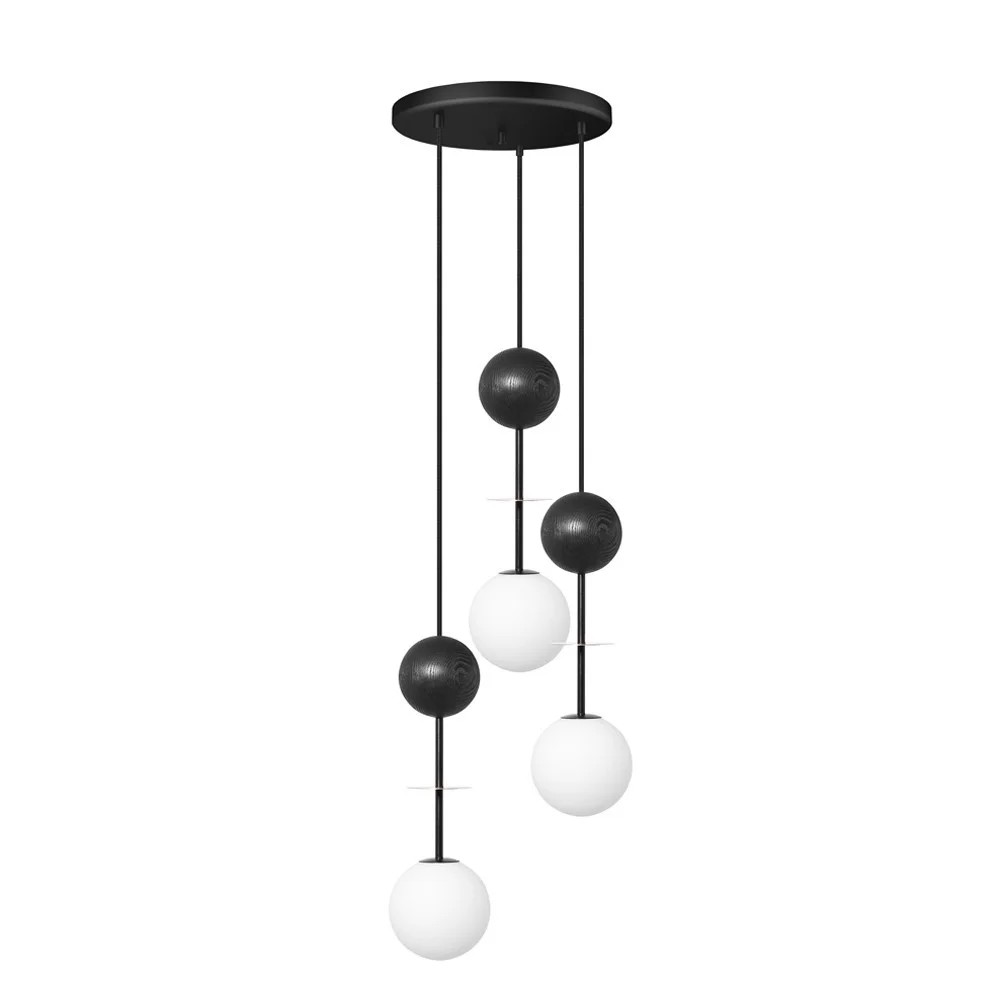 Lampa sufitowa OIO czarny