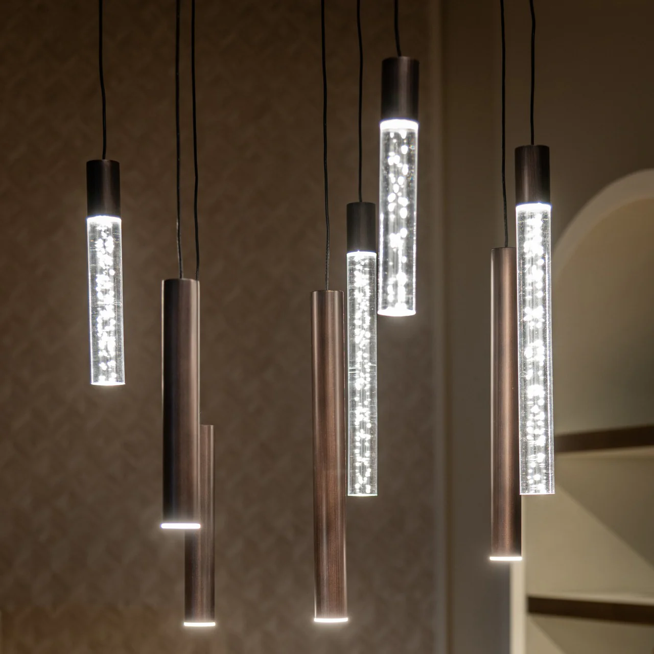 Lampa wisząca OXLEY brązowy - Image 2